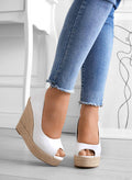 Selena - Lässig Rutschfest Wildleder Keil Absätze Schuhe