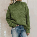 Liesel - Bequemer Rundhals Pullover mit langen Ärmeln