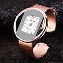Michelle – Elegante Uhr mit rundem Zifferblatt und Armband im Armbandstil