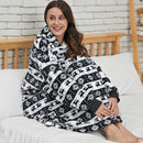 Lina - Warme  Langärmelig Hoodie Decke Mit Taschen