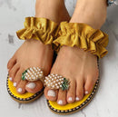 Wilma - Bequeme Ananas Sandalen mit rutschfester stützender Sohle