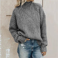 Liesel - Bequemer Rundhals Pullover mit langen Ärmeln