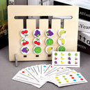 ThinkGrid - Color Logic Game Board Lernspielzeug Förderung der Logik und Mustererkennung Fähigkeiten