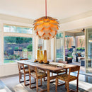 Holzglow - handgefertigtes Anhängerlicht mit Kiefernkegeldesign