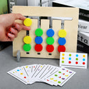 ThinkGrid - Color Logic Game Board Lernspielzeug Förderung der Logik und Mustererkennung Fähigkeiten