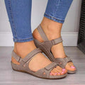 Anna - Lässiger Klettverschluss Riemchensandalen mit rutschfester Sohle für mehr Komfort