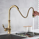 LuxStream – Moderne Küchenarmatur mit schwenkbarem Auslauf und ausziehbarer Brause