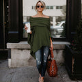 Mira – Off-Shoulder-Top mit drapiertem Ausschnitt und lässigen Ärmeln