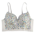 Lilly – Stylisches Crop Topmit verstellbaren Spaghettiträgern