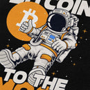 Leo - Lässiges Kurzarm-T-Shirt mit Mond-Druck