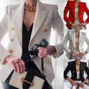 Salome - Lässiger Langarm Blazer mit Reverskragen und Knopfdetails