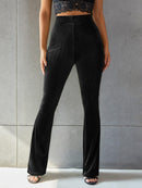 Noelia – Bequeme Schlaghose hoher Taille Hose mit Schlank Fit