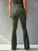 Noelia – Bequeme Schlaghose hoher Taille Hose mit Schlank Fit