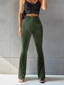 Noelia – Bequeme Schlaghose hoher Taille Hose mit Schlank Fit