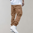 Elias - Lose sitzende Cargohose mit verstellbarem Kordelzug und mehreren Taschen