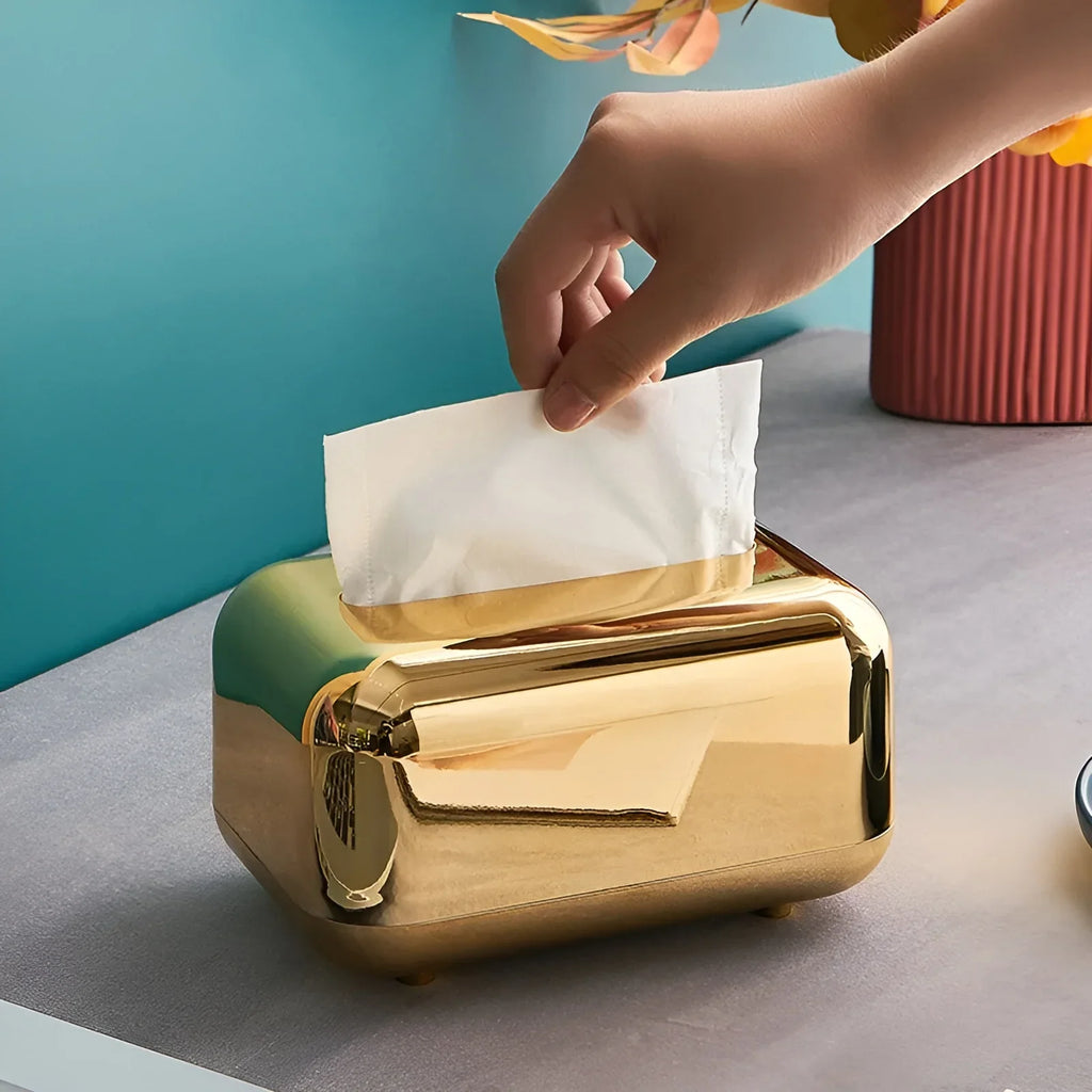 Dekorative Taschentuchbox mit funktionalem Design für jeden Raum