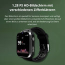 Smartwatch - Bluetooth Anrufe und erweiterte Gesundheitsüberwachung Smartwatch mit GPS und Sturzerkennung