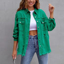 Emma – Klassische Schlanke Passform Jeansjacke Für Modernen Stil