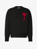 Laura - Luxuriöser Rundhalsausschnitt Herzmuster Pullover mit langen Ärmeln