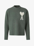 Laura - Luxuriöser Rundhalsausschnitt Herzmuster Pullover mit langen Ärmeln