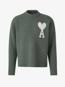 Laura - Luxuriöser Rundhalsausschnitt Herzmuster Pullover mit langen Ärmeln