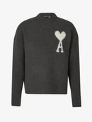 Laura - Luxuriöser Rundhalsausschnitt Herzmuster Pullover mit langen Ärmeln