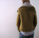 Sofia – Vintage Strickpullover Mit Hohem Kragen Und Rundhalsausschnitt