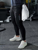 Julian – Schlanke Passform Hose mit Kordelzug in der Taille und Taschen