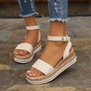 Norah – Leichte Knöchelriemen Sandalen mit Schnalle und dicke Sohle