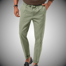 Florian – Schlanke Passform Kordelzug Taillenhose mit Taschen