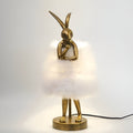 GlowBit – Elegante Kaninchen Tischlampe mit verspieltem Entwerfen und sanftem Ambientelicht