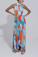 Isla - Lässiges ärmelloses Maxikleid mit Neckholder