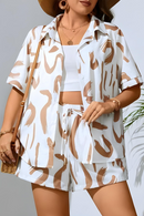 Isla – Modernes Zweiteiler-Set mit Kurzarm-Top und lockeren Shorts