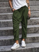 Simone - Stylische Elastische Taille  Hose mit lockerem Sitz