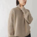 Clara - Lässiger Rollkragenpulli mit langen Ärmeln und warmer lockerer Passform