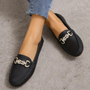 Verena - Elegante flache Schuhe mit rutschfester Sohle und Schnallen Gestaltung
