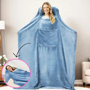 PillowWrap - Ultimativ Komfort Kopfkissen Bettdecke Mit Großer Tasche