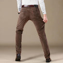 Alwin - Bequeme Schlanke Passform Hose mit geradem Bein und mehreren Taschen