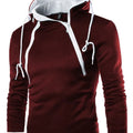 Henry - Reißverschluss Kapuzenpulli mit langen Ärmeln und seitlichem Reißverschluss für Komfort und Stil