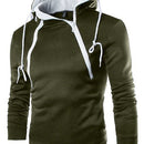 Henry - Reißverschluss Kapuzenpulli mit langen Ärmeln und seitlichem Reißverschluss für Komfort und Stil