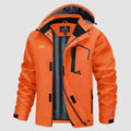 Luca - Wasserdichte Langärmelig Reißverschluss Kapuze Jacke