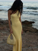 Stella - Elegantes Armelloses Maxikleid