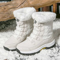 Nina - Langlebige Rutschfest Mittlere Wade Vlies Schneestiefel
