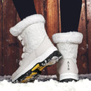 Nina - Langlebige Rutschfest Mittlere Wade Vlies Schneestiefel
