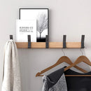 NeatSpace – Wandmontiertes Regal mit beweglichen Doppelhaken zum einfachen Aufhängen