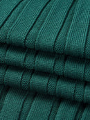 Lena - Gestreiftes Langarmkleid Mit Gürtel