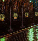 GlowHaven - Elegante Solarlaterne mit warmem LED-Licht für stilvolle Außenbeleuchtung