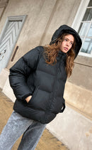 Ella - Warme Langärmelig Kapuze Jacke Mit Reissverschluss