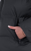 Ella - Warme Langärmelig Kapuze Jacke Mit Reissverschluss