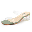 Leyla – Stilvolle Sandalen mit transparenten Riemchen und offenem Zehenbereich
